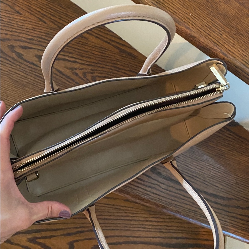 Kate Spade Beige Leather Tote - Picture 4 of 8